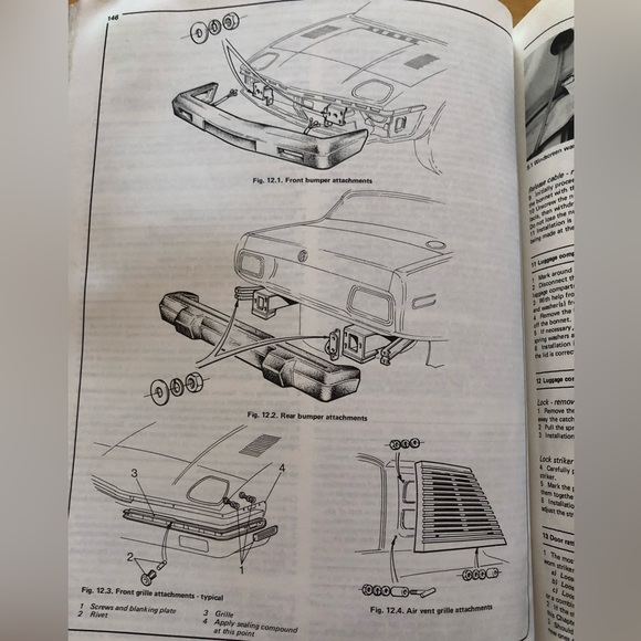 Triumph TR7 Models 1975 thru 1981 Owners Workshop Manual - Picture 12 of 14